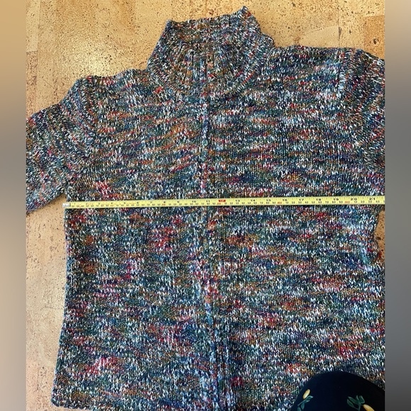 River Rainbow Knit Cardigan/Sweater Full zip. Size XL - Picture 11 of 15